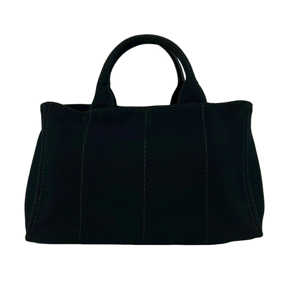 PRADA Black Canvas Shoulder Bag - Picture 3 of 10